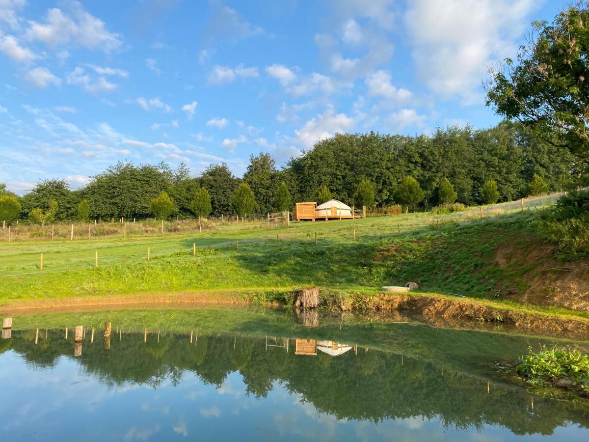 Bracken Yurt At Walnut Farm Glamping Hotell Netherbury Eksteriør bilde
